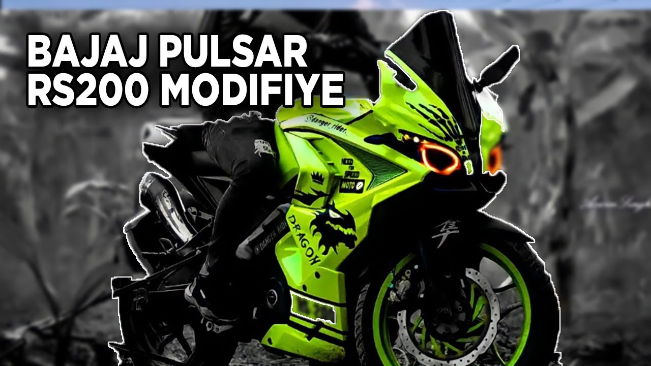 BAJAJ PULSAR RS200 MODİFİYE (UYGULAMALI)