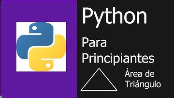 python Área de un Triángulo