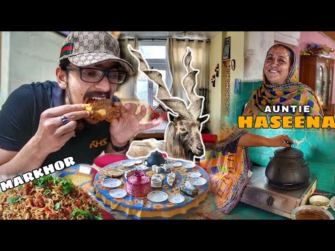 SKARDU FOOD TOUR - Markhor Meat Experience, Traditional Balti Food In Shigar Pakistan