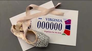 Custom license plates helping to fund the arts in Virginia