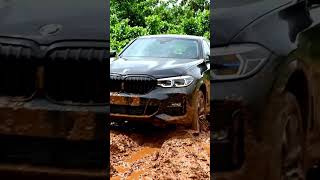 BMW Mud Challenge 🚗💨 Indian Mud Flood Extreme Drive #shorts