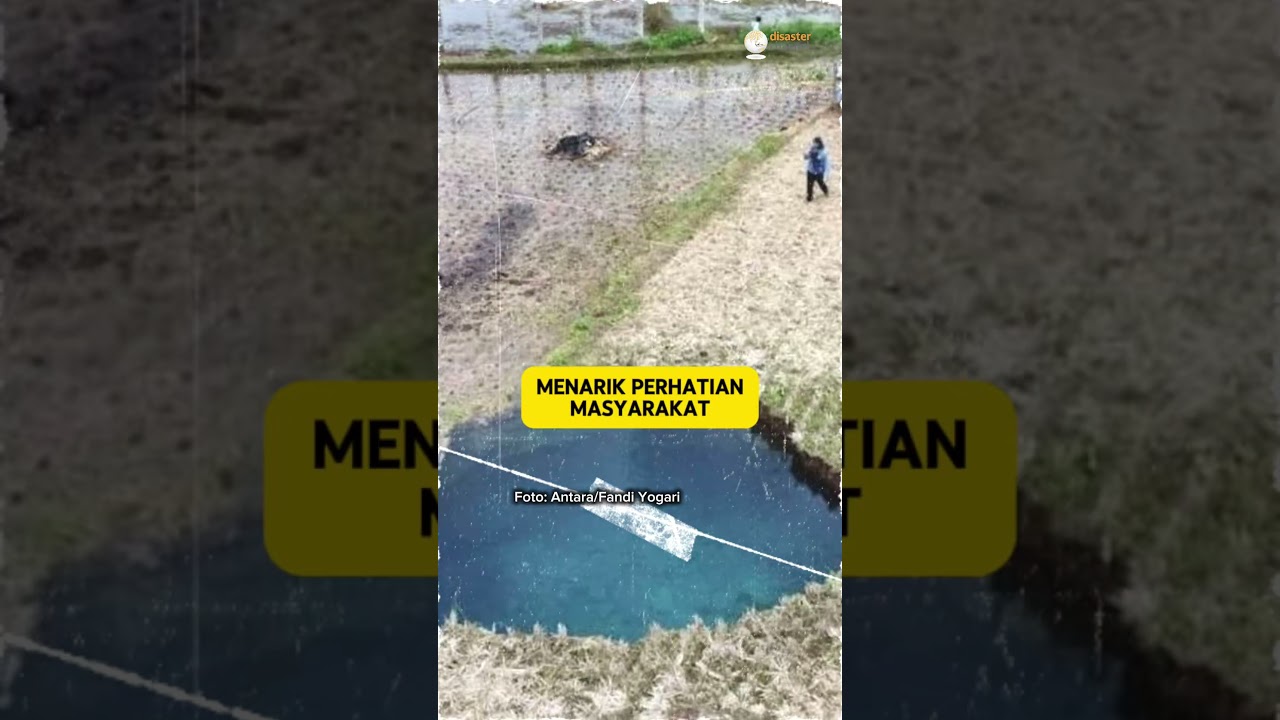 Munculnya Sinkhole Pasca Bencana Sumatera.#sinkhole #sumatera #lubang #bencanaalam #pascabencana