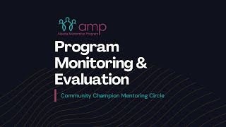 Program Monitoring & Evaluation | Community Champion Mentoring Circle | Alberta Mentorship Program
