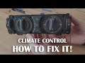 How To FIX Climate Control Fan Speed Switch Knob - Mercedes Benz w210 or w202