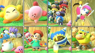 Kirby Star Allies-All Character(Friends) Victory Dance Animations(Japanese)