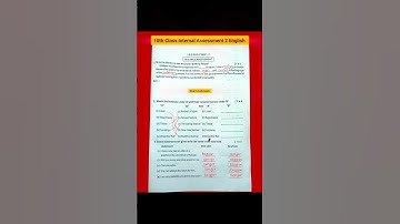 10th Class English Question Paper || 10th Class English Question Paper 2024 #english #exam #paper