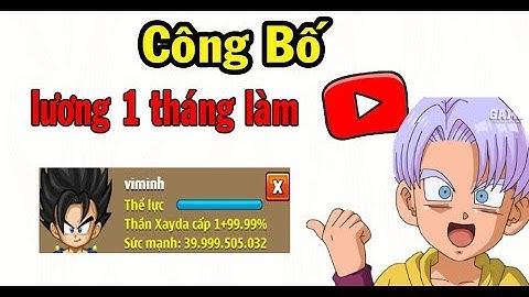 Ngọc Rồng Online - Doanh Thu 1 Tháng Làm Youtube Của Viminh  - Có Giàu Như Các Bạn Nhĩ Hay Không ??