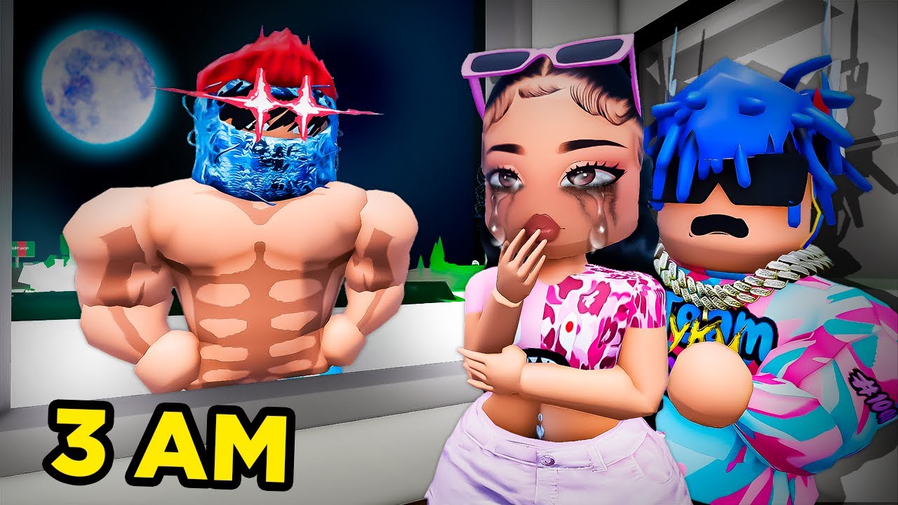 CREEPY MAN STALKS My GIRLFRIEND At 3AM.. (Brookhaven RP🏡)