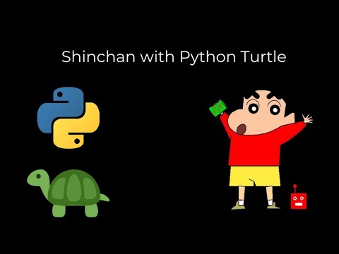 Sinchan with Python Turtle||AMIT SINGH