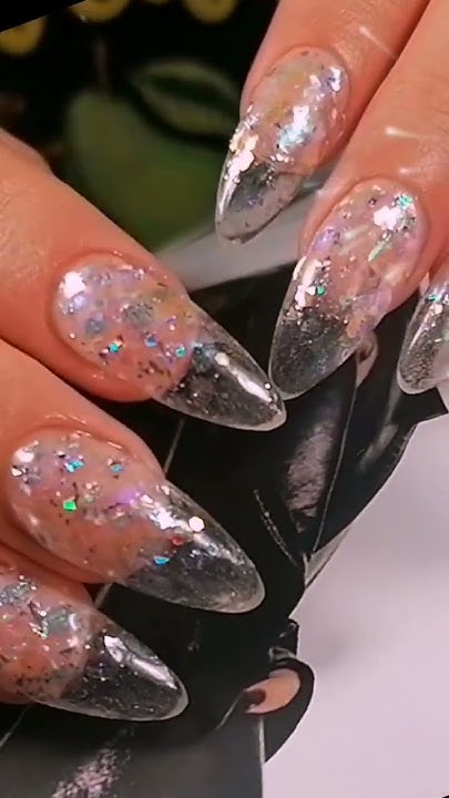 "Прозрачные ногти" 👈или наращивание на типсы😉 #nails #nailart # ...