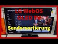 LG WebOS TV Sender Sortieren OLED