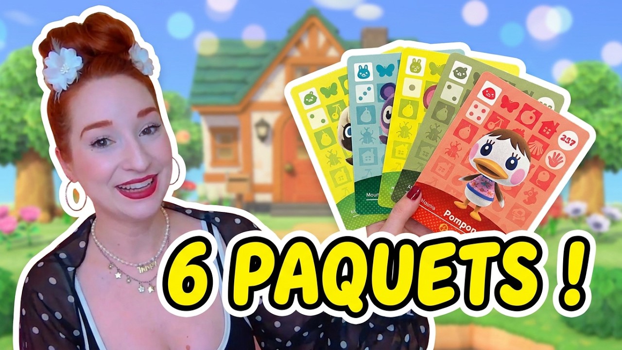 Lot De 3 Cartes Amiibo Animal Crossing - Pour Amiibo Festival - Occasion