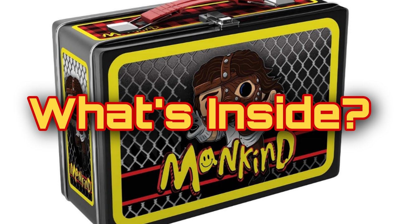 What's inside the Mankind Funko lunchbox. - YouTube