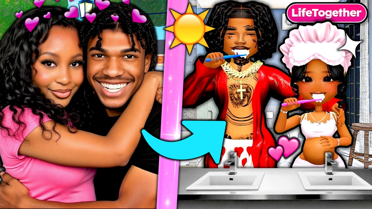 REALISTIC COUPLE'S MORNING ROUTINE With My BOYFRIEND in LifeTogether RP! ⭐(Roblox)