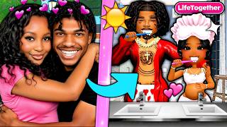 REALISTIC COUPLE'S MORNING ROUTINE With My BOYFRIEND in LifeTogether RP! ⭐(Roblox)