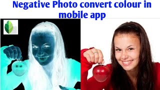 1min Convert Negative Photo to Color Photo | Snapseed