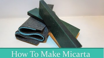 How To Make Micarta Knife Handle Scales