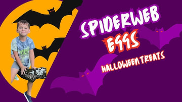 Spider Web Deviled Eggs