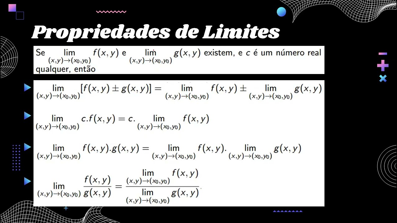 Calculo 2: Limites e Continuidades de funções de 2 ou mais variáveis - parte 1
