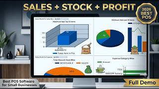 Detailed Sales and Inventory  Management POS Software for Small Businesses | Shops | Mart | Full Demo 2026 Information