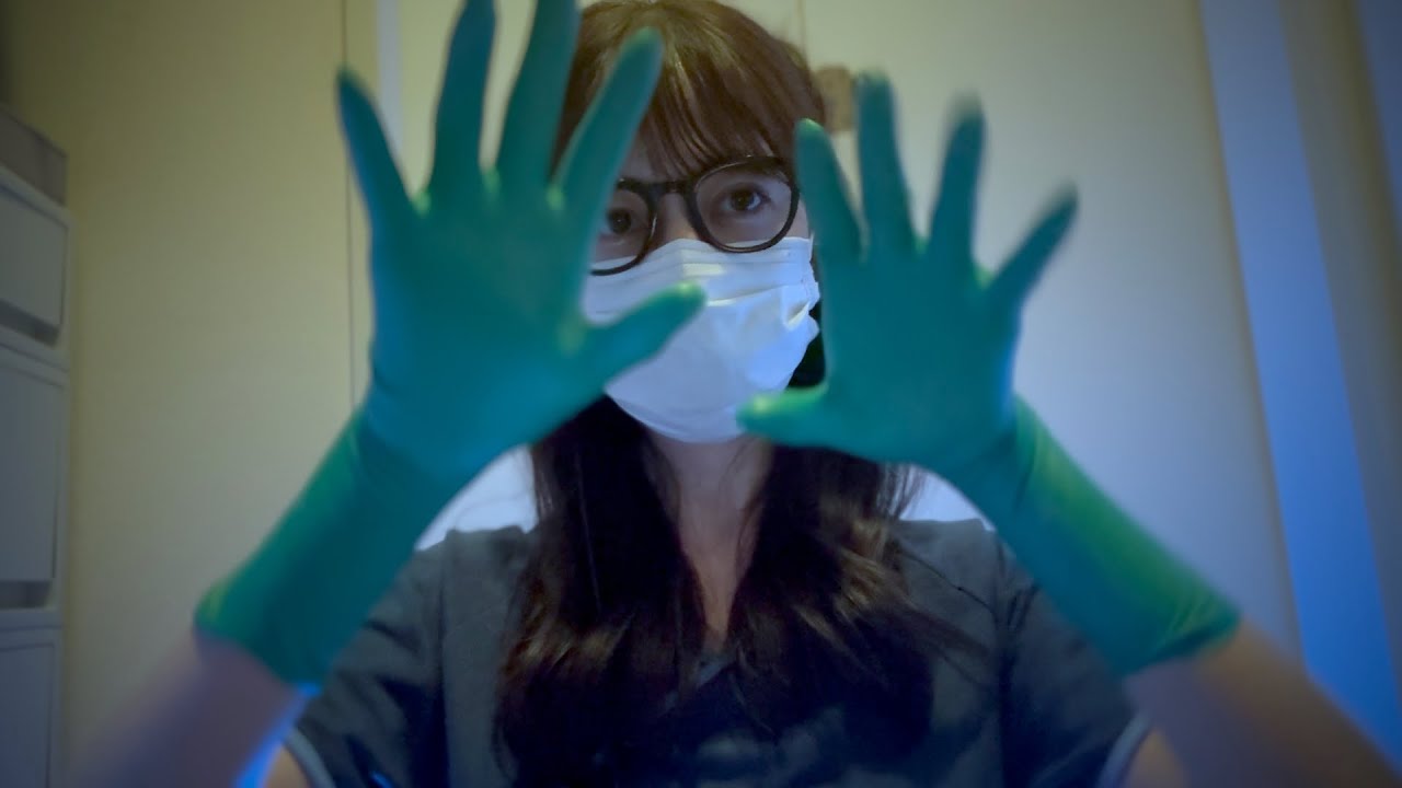 [ASMR] Ролевая игра Грубое обращение доктора 👩‍⚕️ / Шепот, хирургические резиновые перчатки