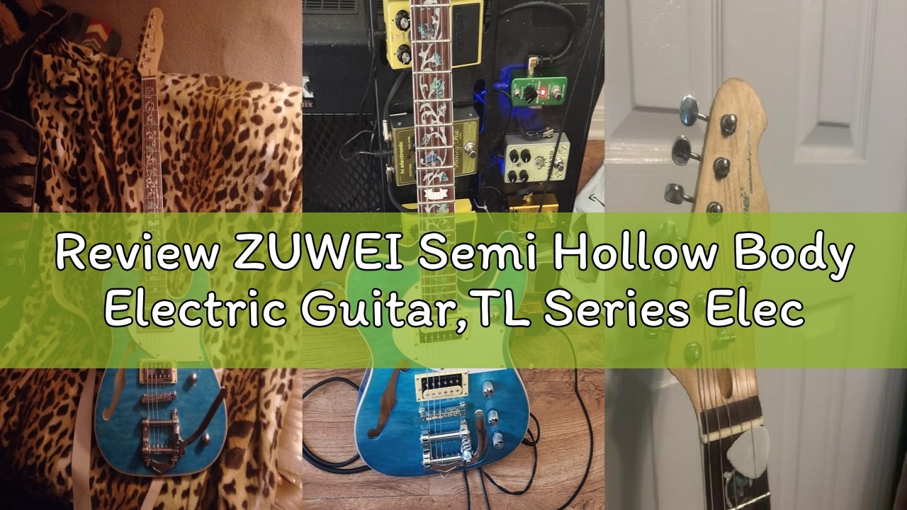 Review ZUWEI Semi Hollow Body Electric Guitar,TL Series Electric