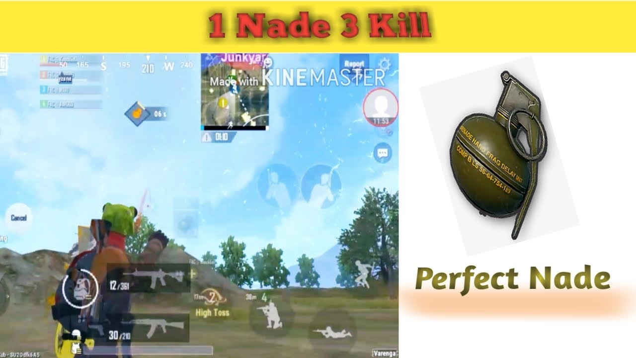 1 Nade 3 Kill .... A Perfect Nade - YouTube