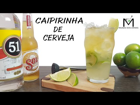 COMO FAZER CAIPIRINHA DE CERVEJA