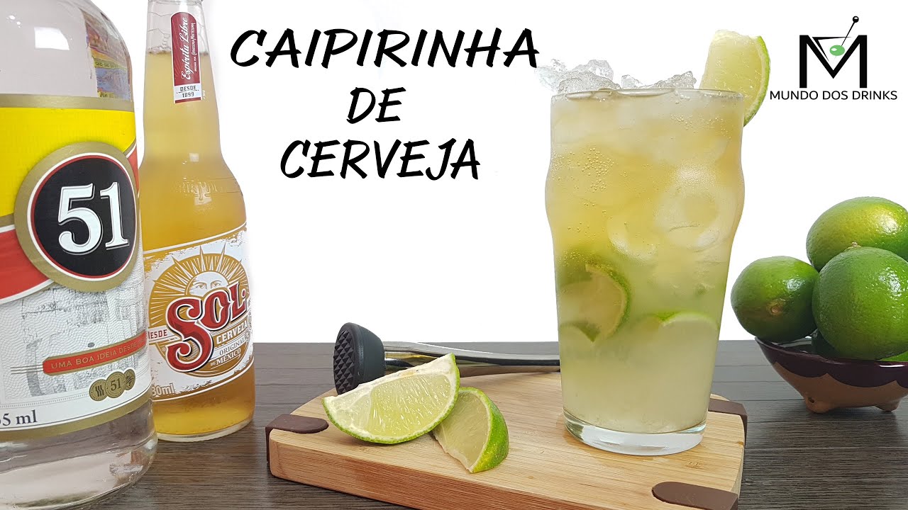 COMO FAZER CAIPIRINHA DE CERVEJA