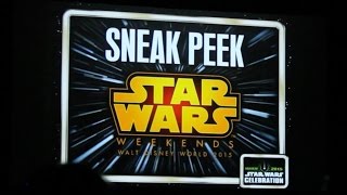 Star Wars Disney theme park merchandise preview at Star Wars Celebration Anaheim 2015