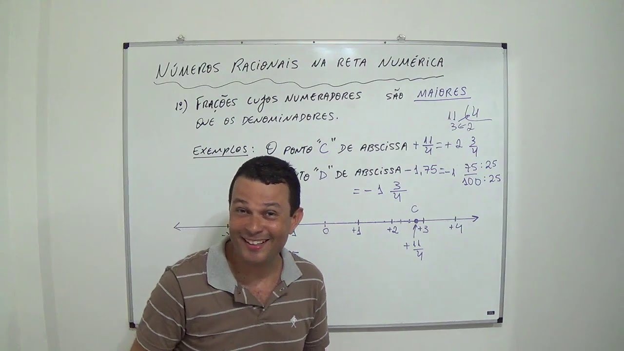 RETA NUMÉRICA - NÚMEROS RACIONAIS \Prof Gis - Matemática