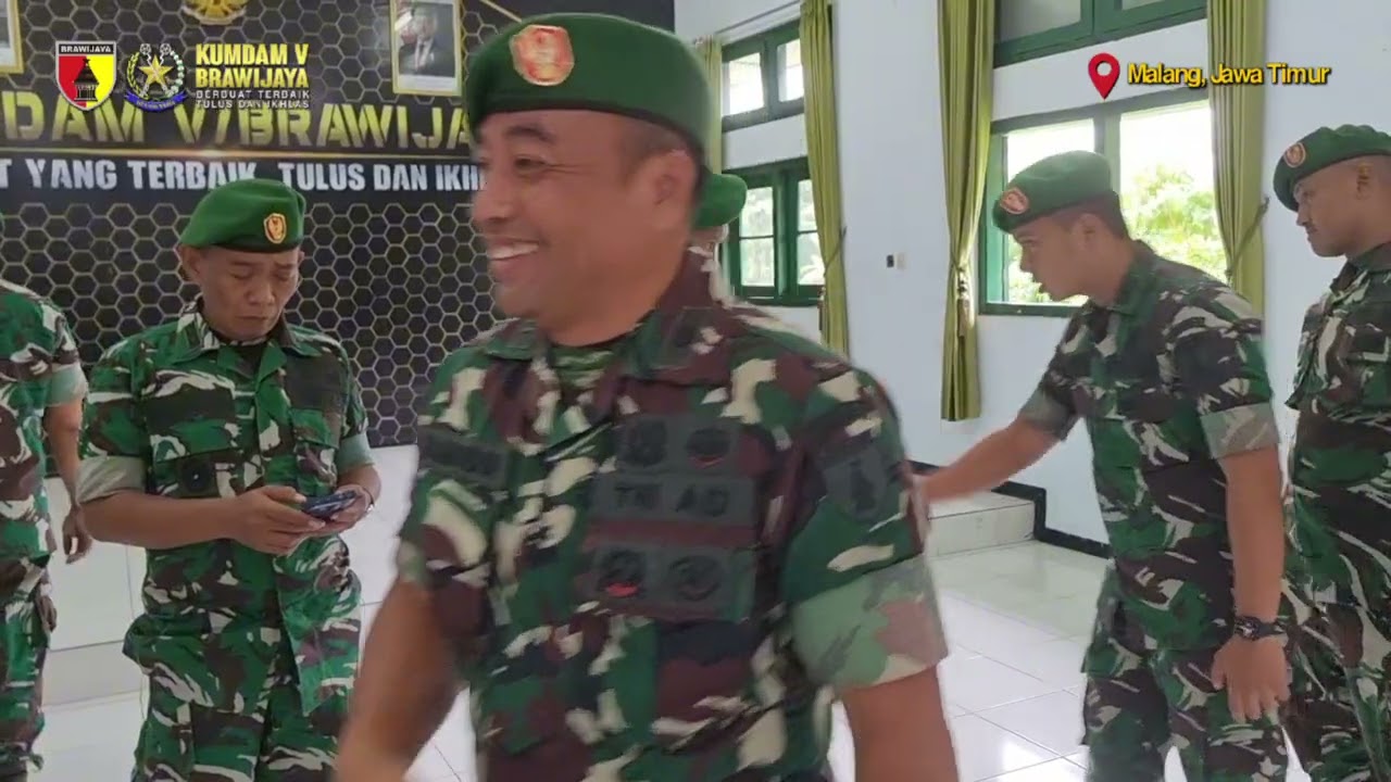 Laporan Korps Pelepasan Personel Kumdam V/Brw