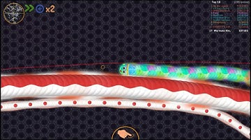 Wormate.io Legendary pro Hacker worm VS Noob Worm // wormate.io funny moments and gameplay