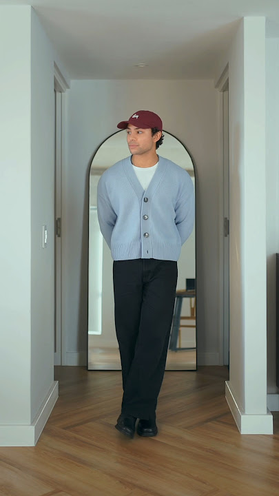 Styling my AMI cardigan #grwm #mensfashion #simpleoutfit #fashion #springstyle #ootd #cardigan