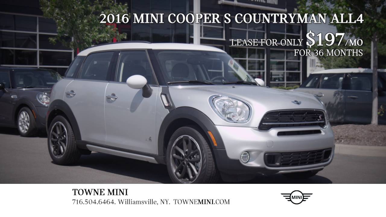 Save BIG On A MINI Cooper S Countryman ALL4 At Towne