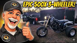 The King of the Hill and his INSANE 500x 3 wheeler!