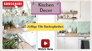 Kitchen Design Ideas: 58 Stunning Zellige Tile Backsplashes with Floating Shelves - Pros and Cons