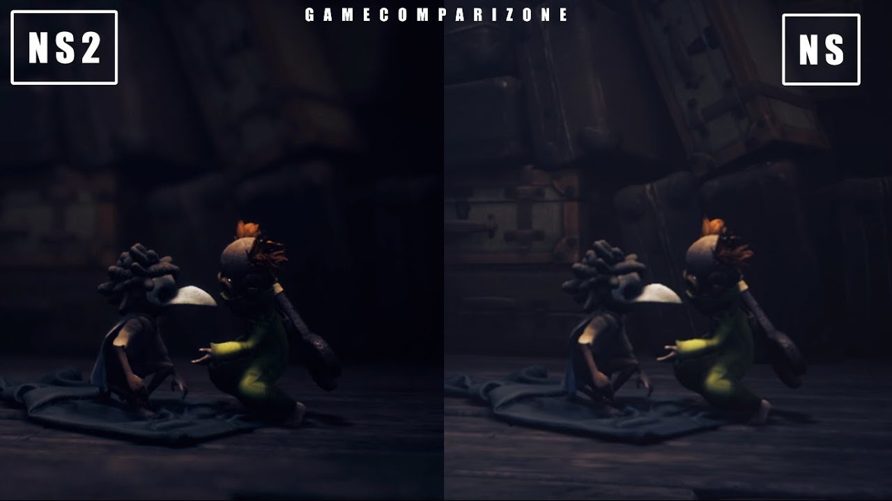LITTLE NIGHTMARES 3 nintendo switch 1 VS 2 comparison (definitely not the same)