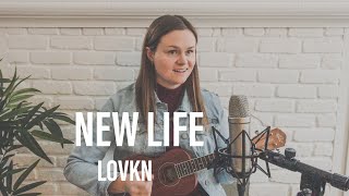 Video thumbnail of "new life / LOVKN / ukulele cover"