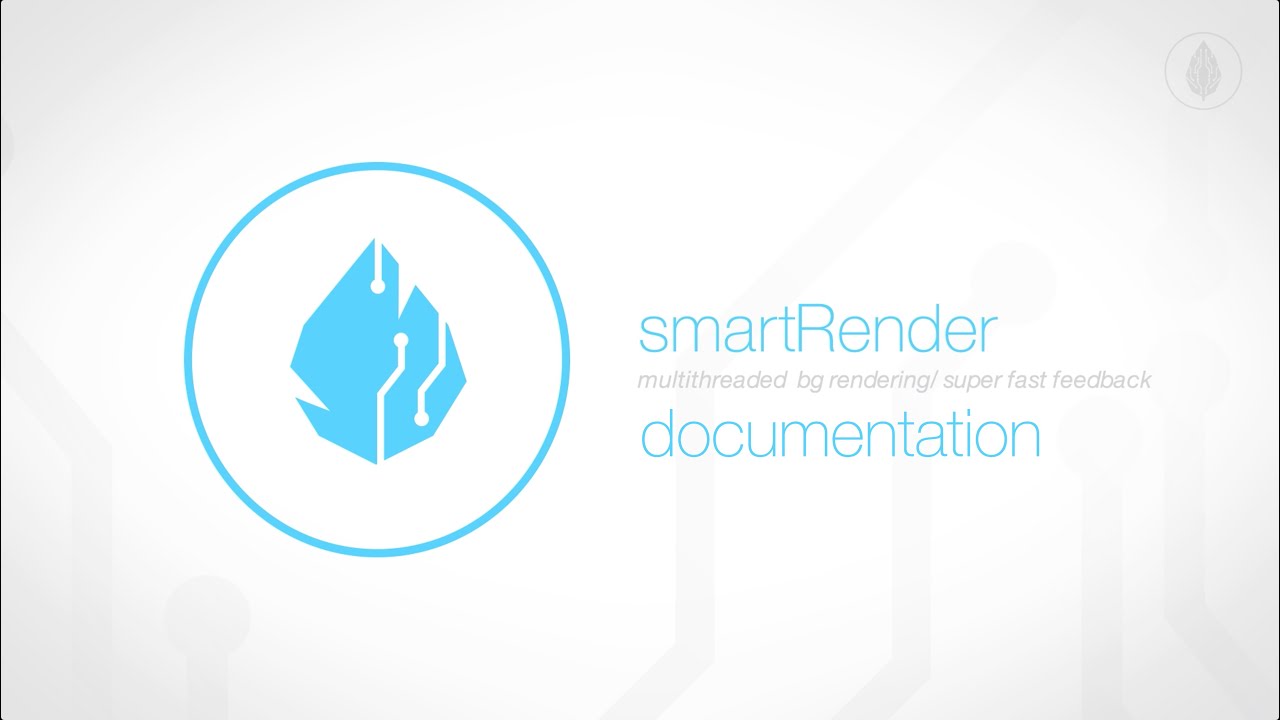 smartRender documentation - YouTube