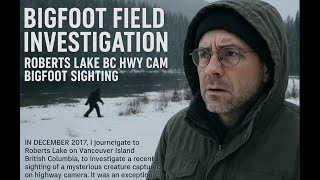 Bigfoot Field Investigation - Roberts Lake BC Hwy Cam Bigfoot Sighting December 14 2017
