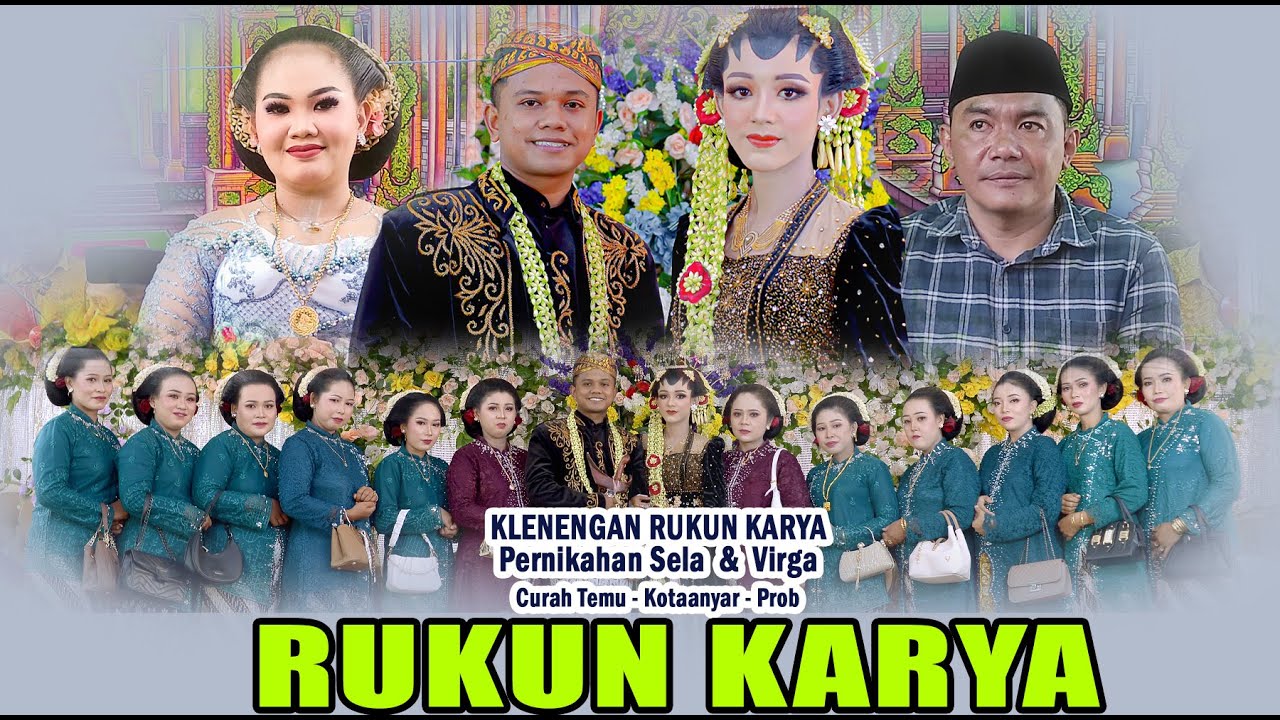 LIVE TEMANGAN MANTEN RUKUN KARYA  THE WEDDING SELA & VIRGA DI CURAH TEMUH KOTAANYAR