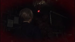 Resident Evil 4 Remake Leon Flayed By Iron Maiden Rare Death Animation