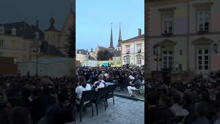 Open Air Cinema #luxembourg #luxembourgcity #openaircinema #leonardodicaprio #romeoandjuliet