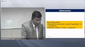 OPTIMIZATION TECHNIQUE IN PHARMACEUTICAL FORMULATION AND PROCESS Dr K N Gujar