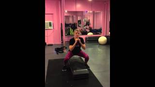 Lateral Jump/Squat on the Step