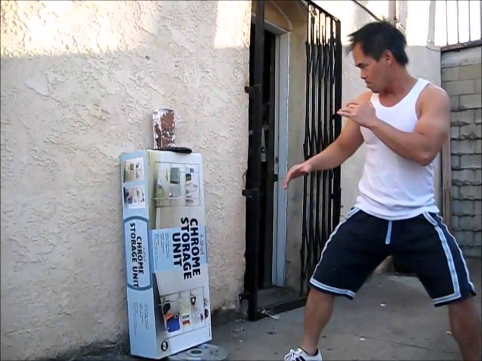 Bruce Lee's deadly side kick to the rib bones