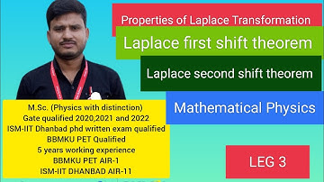 Properties of Laplace Transformation || Laplace first shift theorem  |Laplace second shift theorem|