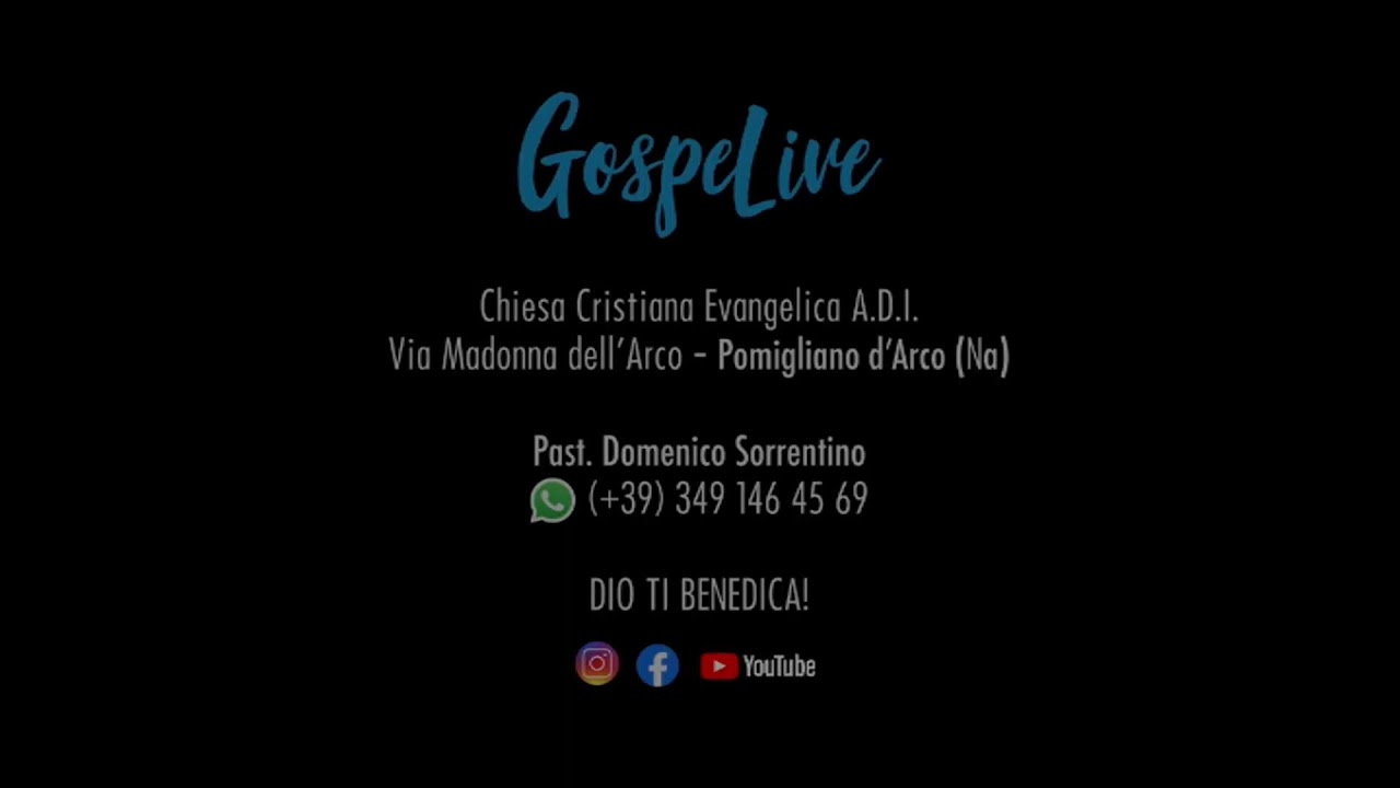 🔴 Live con il Past. Domenico Avolio - Un felice incontro