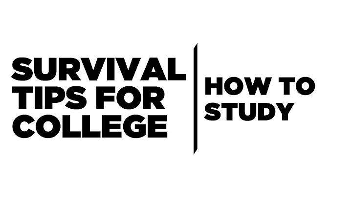 Survival Tips For College - How To Study